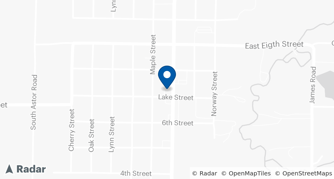 Map of Dairy Queen Location:: 695 Michigan Ave, Baldwin, MI, 49304-7130